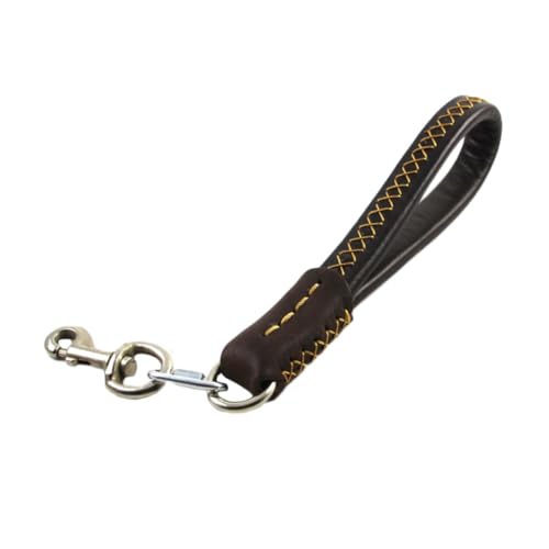GREENADSCAPE Superkompaktes 25 cm Langes Hundetrainingsleinen-Haustier-Zugband Aus Braunem Pu-Material GREENADSCAPE Superkompaktes 25 cm Langes Hundetrainingsleinen-Haustier-Zugband Aus Braunem Pu-Material von GREENADSCAPE