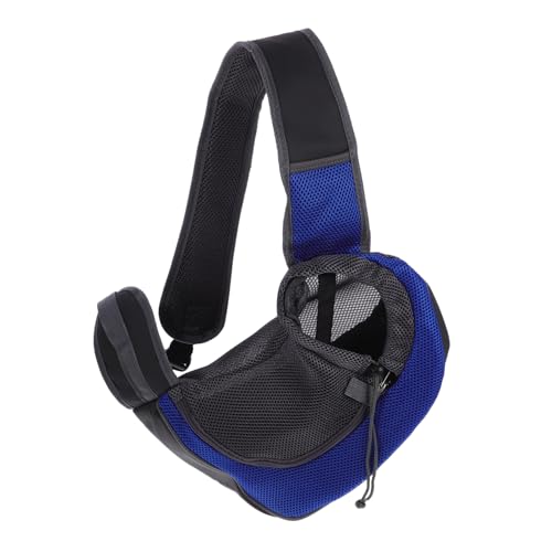 GREENADSCAPE Haustier-ausflugstasche Aus Polyester Einzelne Umhängetasche Umhängetasche Für Hunde Und Katzen Dunkle Haustierträger von GREENADSCAPE
