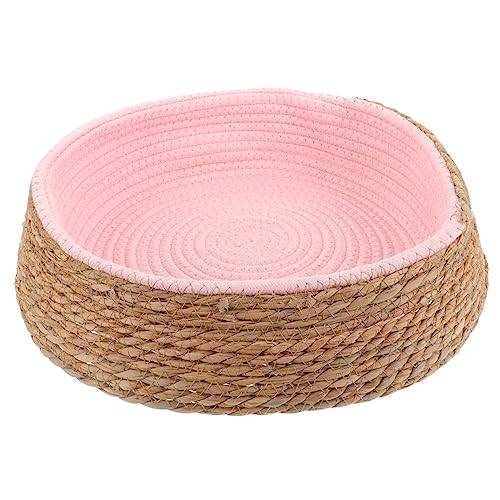 GREENADSCAPE Luxuriöses Haustiernest aus gewebtem Rattan Hunde- und Katzenbett Schlafhaus Haustierbettwäsche weich bequem leicht zu reinigen Haustiernest für Haustiere GREENADSCAPE Luxuriöses Haustiernest aus gewebtem Rattan Hunde- und Katzenbett Schlafhaus Haustierbettwäsche weich bequem leicht zu reinigen Haustiernest für Haustiere von GREENADSCAPE