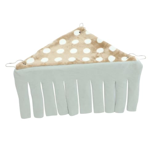 GREENADSCAPE Sicheres Leichtes Haustierversteck für Hamster Meerschweinchen Hasen Hängendes Design Haustierkäfig Eckbett von GREENADSCAPE