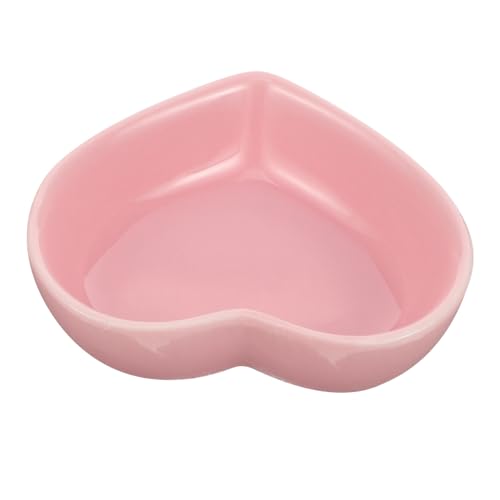 GREENADSCAPE Futternapf Für Meerschweinchen Keramik Herzform Rattennapf Erhöhter Rand Nicht Sicher Für Kleintiere GREENADSCAPE Futternapf Für Meerschweinchen Keramik Herzform Rattennapf Erhöhter Rand Nicht Sicher Für Kleintiere von GREENADSCAPE