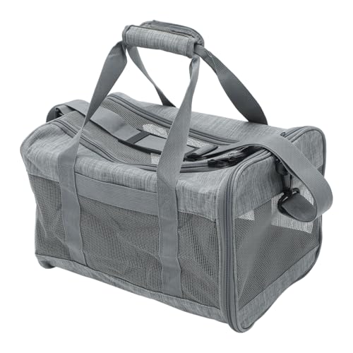 GREENADSCAPE Haustiertasche Tragetasche für Katzen Transportbox für Katze Katzenhalter tiertransporttasche hundekäfig hundekotbeutel Outdoor-Welpenträger Reisetasche für Welpen Netz Grey GREENADSCAPE Haustiertasche Tragetasche für Katzen Transportbox für Katze Katzenhalter tiertransporttasche hundekäfig hundekotbeutel Outdoor-Welpenträger Reisetasche für Welpen Netz Grey von GREENADSCAPE