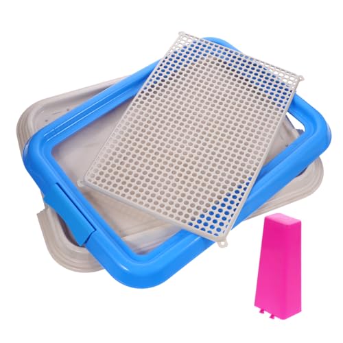 GREENADSCAPE Haustiertoilette Hund Pinkelt Toilette Für Hundepipi Hundetraining Mesh-hundetoilette Haustiere Toilette Zubehör Für Haustierzüge Welpen Innentoilette Hund Wee Plastik Sky-Blue GREENADSCAPE Haustiertoilette Hund Pinkelt Toilette Für Hundepipi Hundetraining Mesh-hundetoilette Haustiere Toilette Zubehör Für Haustierzüge Welpen Innentoilette Hund Wee Plastik Sky-Blue von GREENADSCAPE
