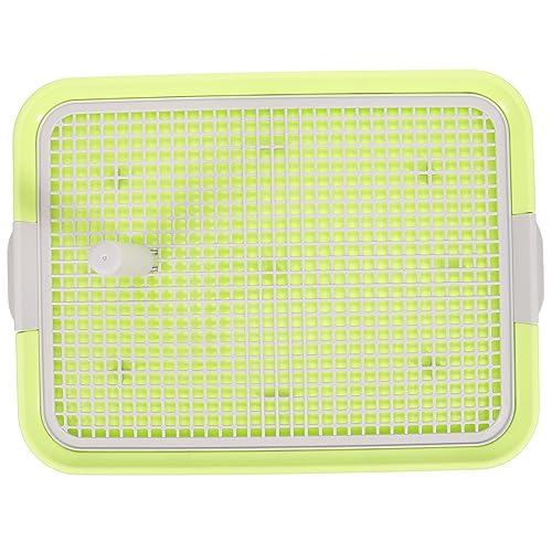 GREENADSCAPE Haustiertoilette pet Supplies pet Bowl Haustierhygiene Dog Pee Pads Dog Bowls Töpfchen Zug Kaninchen WC-Ablage Heimtierbedarf Hundetoilette Haustier Badezimmer Plastik Light Green GREENADSCAPE Haustiertoilette pet Supplies pet Bowl Haustierhygiene Dog Pee Pads Dog Bowls Töpfchen Zug Kaninchen WC-Ablage Heimtierbedarf Hundetoilette Haustier Badezimmer Plastik Light Green von GREENADSCAPE