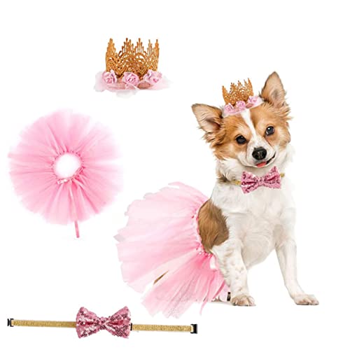 GREENADSCAPE Hundegeburtstagsrock Hundegeburtstagsmütze Hundebandana Hundekleid Tutus-Rock Für Kleine Hunde Haustierkleidung Hunde Geburtstagsdekorationen Für Hunde Spielzeug Welpe Rosa GREENADSCAPE Hundegeburtstagsrock Hundegeburtstagsmütze Hundebandana Hundekleid Tutus-Rock Für Kleine Hunde Haustierkleidung Hunde Geburtstagsdekorationen Für Hunde Spielzeug Welpe Rosa von GREENADSCAPE