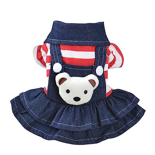 GREENADSCAPE Niedliches Hundekleid Mit Bärenrock Haustierkleidung Für Den Täglichen Gebrauch Im Freien Bequem Für Welpen von GREENADSCAPE