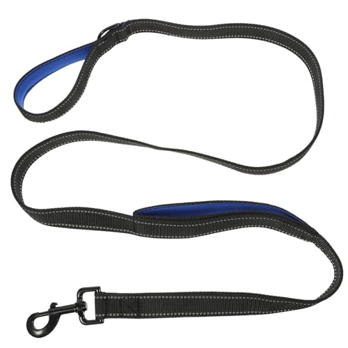 GREENADSCAPE Reflektierende Hundeleine Mit Verstellbarem Seil Für Draußen Doppelgriff Und Ergonomisches Design Zum Spazierengehen Mit Kleinen Und Mittelgroßen Hunden von GREENADSCAPE