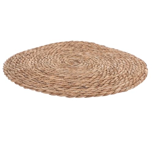 GREENADSCAPE Runde Rattan-haustierdecke Hundematte Für Welpen Und Katzen Wiederverwendbar Bequeme Schlafunterlage Pflegeleicht Als Couchschutz Für Kleine Hunde von GREENADSCAPE
