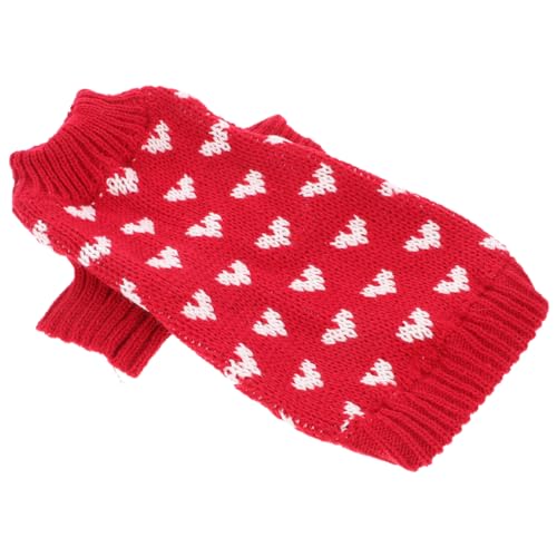 GREENADSCAPE Warmer Haustierpullover Hundepullover Runder Kragen Dekorativer Hunde-/katzenpullover Aus Acrylfaser GREENADSCAPE Warmer Haustierpullover Hundepullover Runder Kragen Dekorativer Hunde-/katzenpullover Aus Acrylfaser von GREENADSCAPE