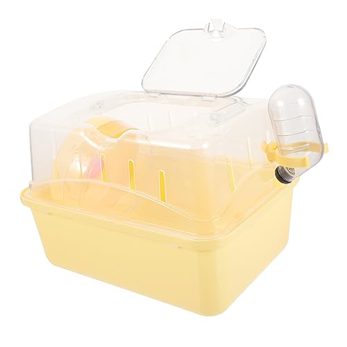 GREENADSCAPE Kasten Hamsterkäfig Hamster gehege hamstergehege nager käfig Hamster Transportkäfig kleintierhaus Hamsterfall Fall Meerschweinchen Haustierkäfig Reise Hamster trage Plastik Yellow GREENADSCAPE Kasten Hamsterkäfig Hamster gehege hamstergehege nager käfig Hamster Transportkäfig kleintierhaus Hamsterfall Fall Meerschweinchen Haustierkäfig Reise Hamster trage Plastik Yellow von GREENADSCAPE