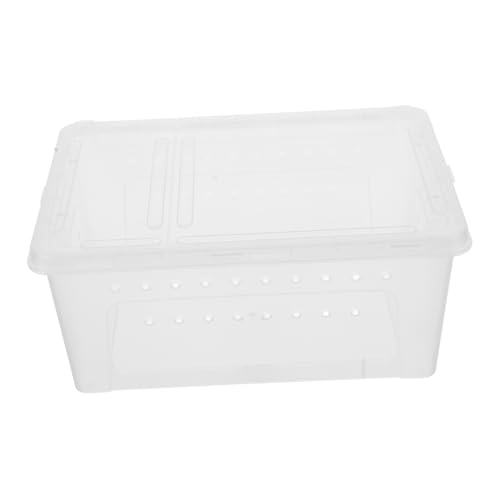 GREENADSCAPE Reptilien Terrarium Zuchtbox Aus Kunststoff Transparent Tragbare Futterbox Für Spinnen Geckos Skorpione Und Bartagamen Optimale Umgebung Für Jungtiere GREENADSCAPE Reptilien Terrarium Zuchtbox Aus Kunststoff Transparent Tragbare Futterbox Für Spinnen Geckos Skorpione Und Bartagamen Optimale Umgebung Für Jungtiere von GREENADSCAPE