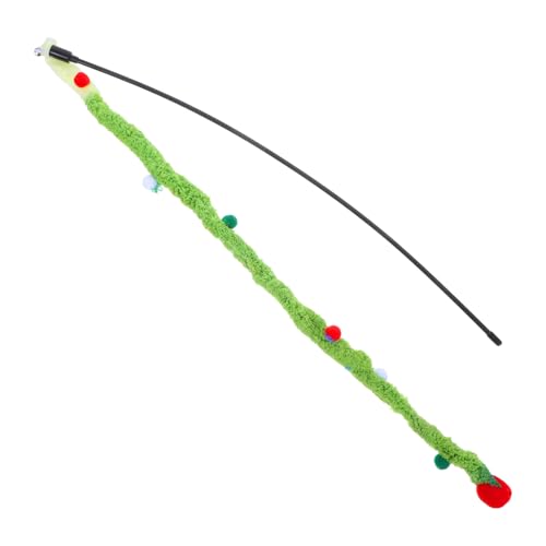 GREENADSCAPE Katzenangel Mit Glocke Bunter Plüschseil Spielzeug Für Interaktives Spielen Komfortabler Stoff Aufregende Beschäftigung Für Hauskatzen Indoor Katzenspielzeug Satz GREENADSCAPE Katzenangel Mit Glocke Bunter Plüschseil Spielzeug Für Interaktives Spielen Komfortabler Stoff Aufregende Beschäftigung Für Hauskatzen Indoor Katzenspielzeug Satz von GREENADSCAPE
