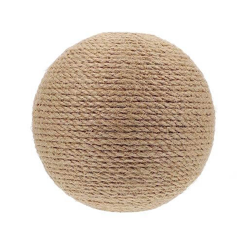 GREENADSCAPE Kratzspielzeug Für Katzen Stabiler Kugelförmiger Ball Langlebiges Katzenspielzeug Sicher Und Bequem Platzsparendes Haustier-Toy GREENADSCAPE Kratzspielzeug Für Katzen Stabiler Kugelförmiger Ball Langlebiges Katzenspielzeug Sicher Und Bequem Platzsparendes Haustier-Toy von GREENADSCAPE
