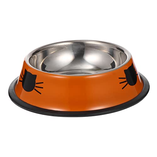 GREENADSCAPE Katzennapf Aus Edelstahl Orangefarbener Hundefutternapf Katzenfutternapf Futterbehälter Hundewasserspender Hundenapf Katzenfutternäpfe Katzenwasserspender GREENADSCAPE Katzennapf Aus Edelstahl Orangefarbener Hundefutternapf Katzenfutternapf Futterbehälter Hundewasserspender Hundenapf Katzenfutternäpfe Katzenwasserspender von GREENADSCAPE