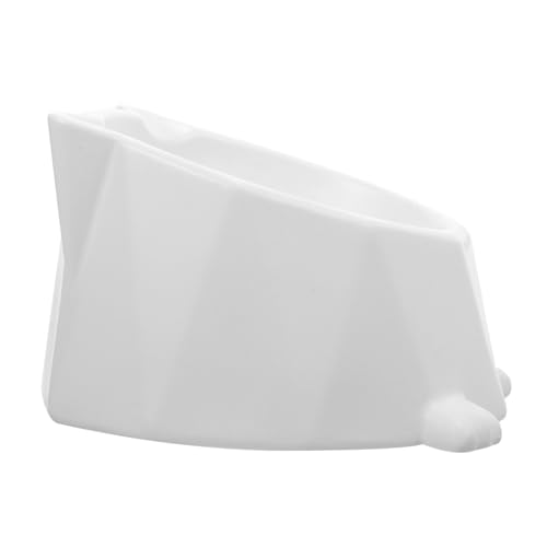 GREENADSCAPE Erhöhter Keramik Katzennapf Für Futter Und Wasser Ergonomisches Design Unterstützung Nackenwirbelsäule rutschfest Und Leicht Zu Reinigen Für Katzen Und Kätzchen von GREENADSCAPE