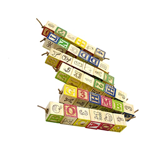 GREENADSCAPE Papageien-kaublock Vogel-knirschen-Spielzeug Papageien-reißblock Vogelzubehör Ohne Haken Zufälliges Muster von GREENADSCAPE