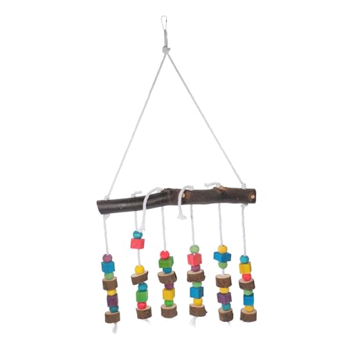 GREENADSCAPE Vogelkäfig-Spielzeug Vogel-Beißspielzeug Papagei-Kauspielzeug sicheres Naturmaterial und Zähneknirschen GREENADSCAPE Vogelkäfig-Spielzeug Vogel-Beißspielzeug Papagei-Kauspielzeug sicheres Naturmaterial und Zähneknirschen von GREENADSCAPE