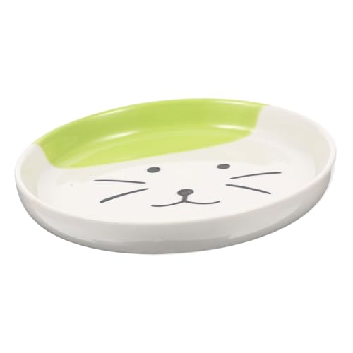 GREENADSCAPE Flacher Katzennapf Aus Keramik Futterteller Für Katzen Breiter Napf Für Nassfutter Einfach Zu Reinigen GREENADSCAPE Flacher Katzennapf Aus Keramik Futterteller Für Katzen Breiter Napf Für Nassfutter Einfach Zu Reinigen von GREENADSCAPE