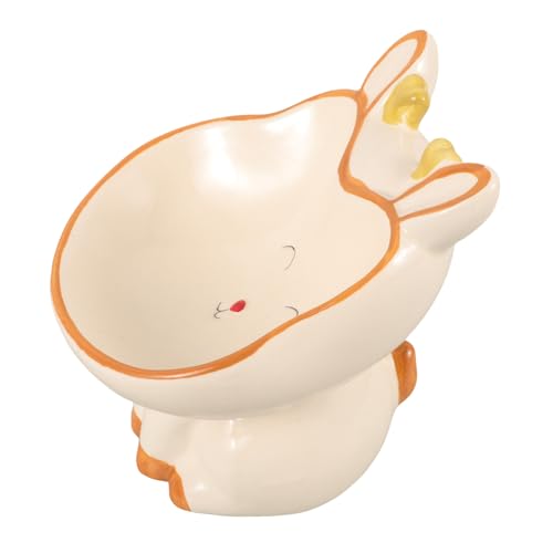 GREENADSCAPE Keramik Katzennapf, Obst Katzennapf, Katzenteller, Hundefutternäpfe, Katzennäpfe, Erhöhter Geneigter Hundewassernapf, Hundenäpfe, Erhöhter Zwingerwassernapf, Keramik von GREENADSCAPE