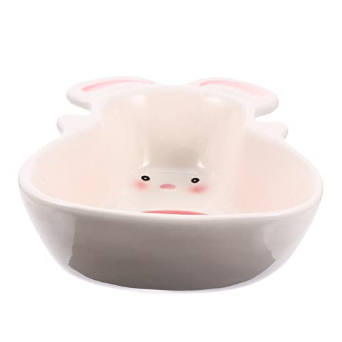 GREENADSCAPE Hamster Futternapf Aus Keramik Stabiler Sicherer Futter Und Wassernapf Für Kleine Tiere Niedliches Design Für Hamster Meerschweinchen Und Kaninchen Leicht Zu Reinigen Für von GREENADSCAPE