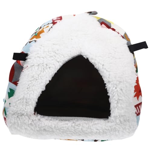 GREENADSCAPE Warmes Hamsterversteck Kaninchen-Shop-Nest Für Kleine Haustiere Meerschweinchen Chinchilla Hängebett Weiche Polsterung Hängematte GREENADSCAPE Warmes Hamsterversteck Kaninchen-Shop-Nest Für Kleine Haustiere Meerschweinchen Chinchilla Hängebett Weiche Polsterung Hängematte von GREENADSCAPE