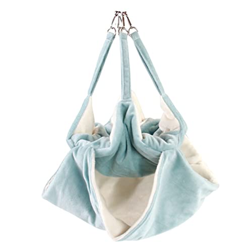 GREENADSCAPE Bequeme Haustier-hängematte Aus Weichem Material Doppellagiges Hängebett Mit Haken Für Hamster Eichhörnchen Frettchen GREENADSCAPE Bequeme Haustier-hängematte Aus Weichem Material Doppellagiges Hängebett Mit Haken Für Hamster Eichhörnchen Frettchen von GREENADSCAPE