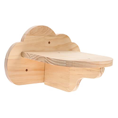 GREENADSCAPE Kletterwand für Katzen mehrstufige Sprungleiter Katzenbaum aus Holz Haustiermöbel Kratzbaum Hängeregal von GREENADSCAPE
