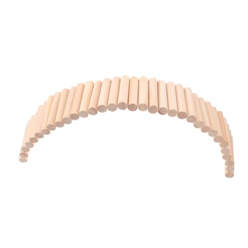 GREENADSCAPE Kletterleiter Aus Holz Für Kleintiere Hamster Meerschweinchen Und Ratten Spielzeug Mit Plattform Und Hängebrücke Fördert Bewegung Und Spaß von GREENADSCAPE