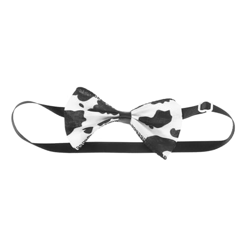 GREENADSCAPE Haustier-Fliege-Halsband Katzenfliege im Kuh-Print Kleintier-Foto-Requisite tragbares Katzenhalsband rasseneutral für Partys von GREENADSCAPE