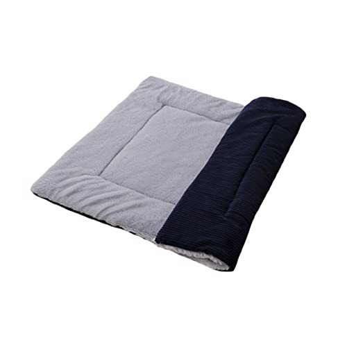 GREENADSCAPE Kuschelige Katzenmatte Winterfeste Dicke Und Wärmende Pet Sleeping Pads Dunkelblau Reversible Weiche Bodenkissen Für Haustiere Ideal Zum Schlafen Und Entspannen GREENADSCAPE Kuschelige Katzenmatte Winterfeste Dicke Und Wärmende Pet Sleeping Pads Dunkelblau Reversible Weiche Bodenkissen Für Haustiere Ideal Zum Schlafen Und Entspannen von GREENADSCAPE