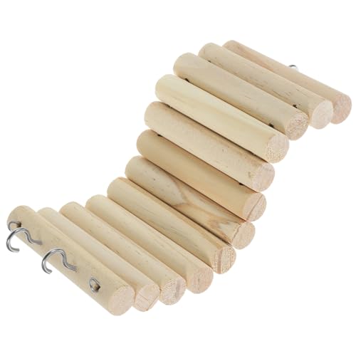 GREENADSCAPE Holzleiter Für Hamster Spielzeug Mit Plattform Naturholz Für Käfig Kleintieraktivität Zum Klettern Haustierunterhaltung GREENADSCAPE Holzleiter Für Hamster Spielzeug Mit Plattform Naturholz Für Käfig Kleintieraktivität Zum Klettern Haustierunterhaltung von GREENADSCAPE