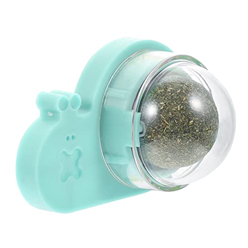 GREENADSCAPE Rotierender Katzenminze Ball Kleine Katze Leckerli Indoor Spielzeug Kauen Für Hauskatzen GREENADSCAPE Rotierender Katzenminze Ball Kleine Katze Leckerli Indoor Spielzeug Kauen Für Hauskatzen von GREENADSCAPE