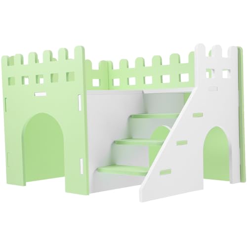 GREENADSCAPE Kleintierhaus Für Hamster Meerschweinchen Ratten Schlafplatz Spielhaus Auslauf Bequem Sicher von GREENADSCAPE