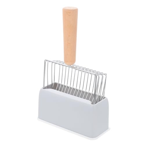 GREENADSCAPE Ergonomisches Katzenstreuschaufel-Set Aus Metall Großer Holzgriff Für Haustiere Gefiltertes Design Leicht Zu Greifen Rutschfestes Reinigungszubehör Für Haustiere GREENADSCAPE Ergonomisches Katzenstreuschaufel-Set Aus Metall Großer Holzgriff Für Haustiere Gefiltertes Design Leicht Zu Greifen Rutschfestes Reinigungszubehör Für Haustiere von GREENADSCAPE