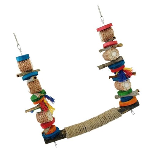 GREENADSCAPE Vogel-kauspielzeug Aus Holz Bissfest Und Stabil Für Sittiche Und Papageien Als Vogelkäfigzubehör Und Spielzeug GREENADSCAPE Vogel-kauspielzeug Aus Holz Bissfest Und Stabil Für Sittiche Und Papageien Als Vogelkäfigzubehör Und Spielzeug von GREENADSCAPE