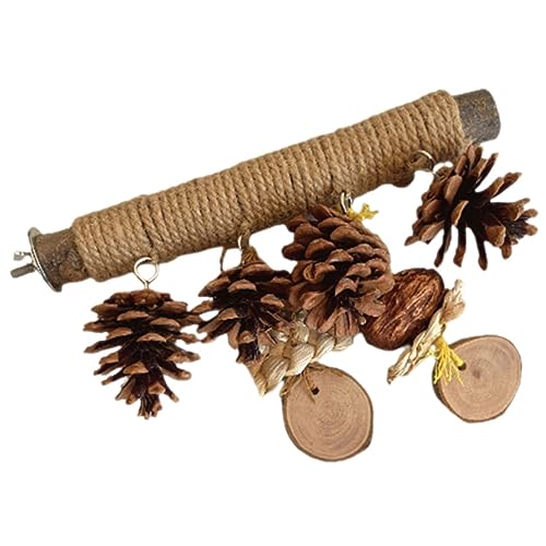 GREENADSCAPE Vogel-papagei-sitzstangenständer Papagei-spielständer Holz-Vogel-sitzstangen Vogel-sitzstangen Für Käfig Naturholz-sitzstangen Sittich-sitzstangen von GREENADSCAPE