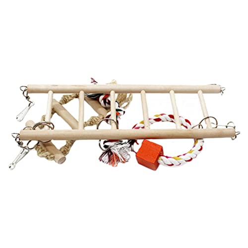 GREENADSCAPE Papageienständer Spielzeug Sittichkäfig Lernspielzeug Hühnerleiter Zuckergleiterkäfig Zubehör Kauspielzeug Vogelschaukel Hamsterkäfige Glocke Vogelkäfig Spielzeug Bambus GREENADSCAPE Papageienständer Spielzeug Sittichkäfig Lernspielzeug Hühnerleiter Zuckergleiterkäfig Zubehör Kauspielzeug Vogelschaukel Hamsterkäfige Glocke Vogelkäfig Spielzeug Bambus von GREENADSCAPE