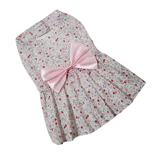 GREENADSCAPE Hundekleid mit Schleife modischer Haustierrock für Outdoor-Aktivitäten Rosa Größe XL entzückendes Haustier-Party-Outfit GREENADSCAPE Hundekleid mit Schleife modischer Haustierrock für Outdoor-Aktivitäten Rosa Größe XL entzückendes Haustier-Party-Outfit von GREENADSCAPE