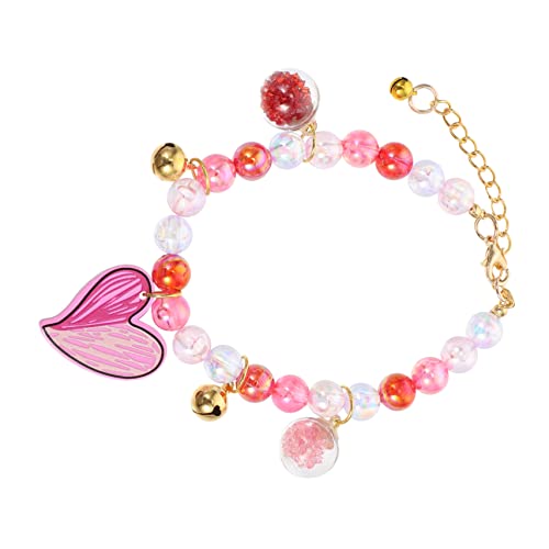 GREENADSCAPE Perlenhalsband Für Haustiere Verstellbare Halskette Aus Kunststoff Und Eisen Geeignet Für Katzen Und Hunde Haustierbedarf von GREENADSCAPE