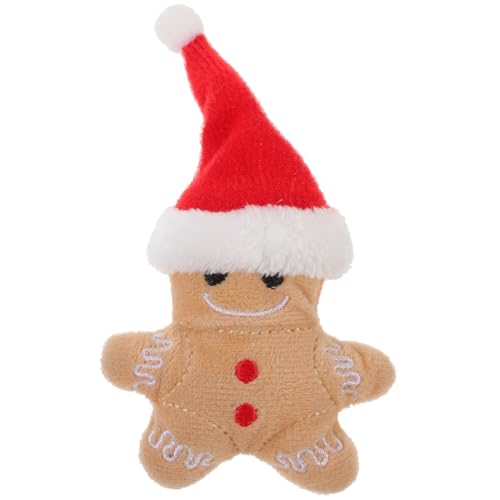 GREENADSCAPE Weihnachtskatze in Form eines Lebkuchenmanns Plüsch langlebiges Katzenkauspielzeug interaktive Katzenminze für Kätzchen und Katzen GREENADSCAPE Weihnachtskatze in Form eines Lebkuchenmanns Plüsch langlebiges Katzenkauspielzeug interaktive Katzenminze für Kätzchen und Katzen von GREENADSCAPE