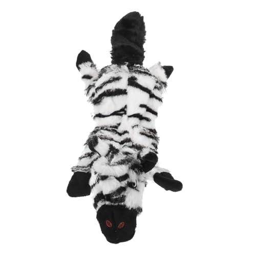 GREENADSCAPE Interaktives Hundespielzeug quietschendes Kauspielzeug aus Plüsch für Hunde Spielzeug für Haustiere Zebra-Design Bissfestigkeitsspielzeug GREENADSCAPE Interaktives Hundespielzeug quietschendes Kauspielzeug aus Plüsch für Hunde Spielzeug für Haustiere Zebra-Design Bissfestigkeitsspielzeug von GREENADSCAPE