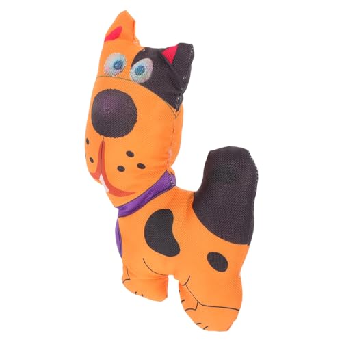 GREENADSCAPE Beißspielzeug für Hunde interaktives Plüschspielzeug mit Quietschgeräuschen für Kautraining und geistige Orange GREENADSCAPE Beißspielzeug für Hunde interaktives Plüschspielzeug mit Quietschgeräuschen für Kautraining und geistige Orange von GREENADSCAPE