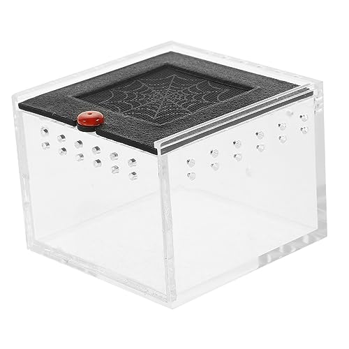 GREENADSCAPE Reptilien Haltekästen, Futterboxen Mit Sichtfenster, Behälter Für Reptilien, Sichtkästen Für Reptilien, Terrarien Für Reptilien, Eidechsen Träger, Sichtfenster Für von GREENADSCAPE