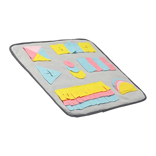 GREENADSCAPE Schnüffelmatte Für Hunde 50x50cm Plüsch Haustier Schnüffelunterlage Futterfütterung Futtersuche Kissen-beißen GREENADSCAPE Schnüffelmatte Für Hunde 50x50cm Plüsch Haustier Schnüffelunterlage Futterfütterung Futtersuche Kissen-beißen von GREENADSCAPE