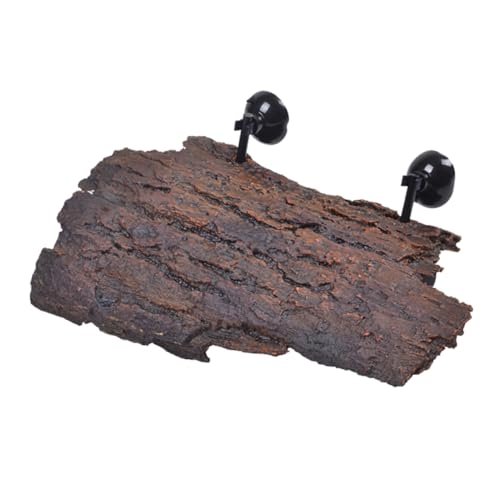 GREENADSCAPE Schildkröte Terrasse Klettern Creeper Ruhen Pad Arch Baum Liegen Kissen Fisch Tank Ornament Pet Ruhen Rinde Baum Dekoration von GREENADSCAPE