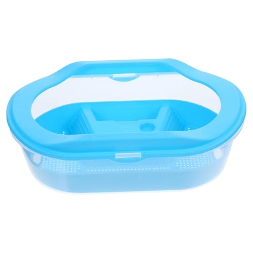 GREENADSCAPE Schildkrötenbecken Gesundheitsförderndes Schildkrötenbecken Schildkröten-Aquarium Reptilienschale Panzerfilter für Schildkröten Blue von GREENADSCAPE
