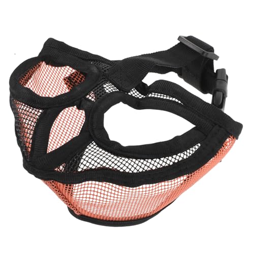 GREENADSCAPE Beißender Maulkorb Für Hunde Bequeme Haustiermaske Aus Netzstoff Für Outdoor-aktivitäten Verstellbar Für Mittelgroße Hunde Orange GREENADSCAPE Beißender Maulkorb Für Hunde Bequeme Haustiermaske Aus Netzstoff Für Outdoor-aktivitäten Verstellbar Für Mittelgroße Hunde Orange von GREENADSCAPE