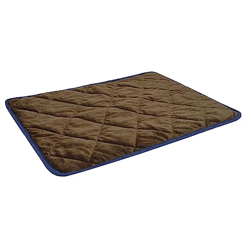 GREENADSCAPE Selbstwärmende Haustiermatte Für Hunde Und Katzen Winterliche Komfortable Heizmatte Ohne Strom Selbstheizende Decke Für Gemütliches Zuhause Mit Blauer Einfassung von GREENADSCAPE