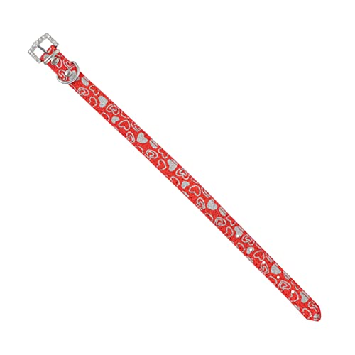 GREENADSCAPE Glitzerndes Herz-hundehalsband Haustier-zugseil Heimtierbedarf Hundewelpen-zubehör GREENADSCAPE Glitzerndes Herz-hundehalsband Haustier-zugseil Heimtierbedarf Hundewelpen-zubehör von GREENADSCAPE