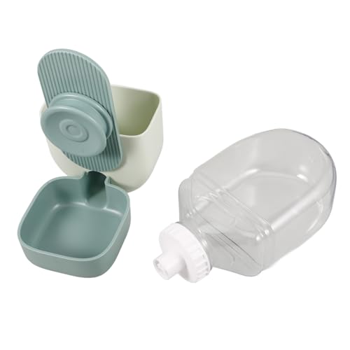 GREENADSCAPE Automatischer Wasserspender für Haustiere Futterspender für Hunde und Katzen Mintgrün ordentliches Käfig-Zubehör von GREENADSCAPE